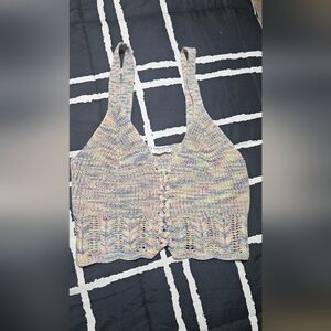 Multicolor Knit Women's Top